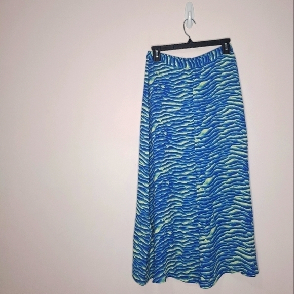 Whistles seafoam button front skirt blue 4 NWT - Picture 7 of 11